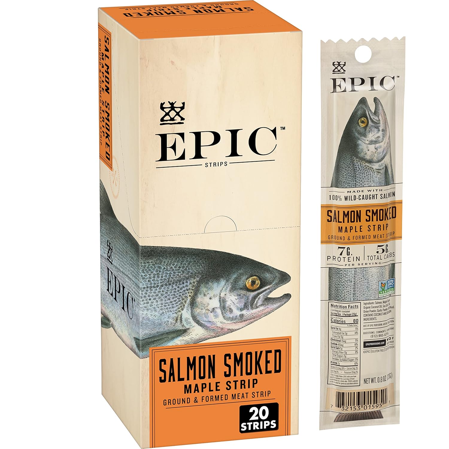 Epic Salmon Smoked Maple Strip