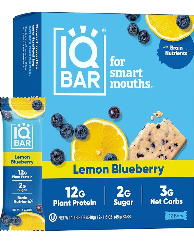 IQBAR Blueberry Lemon