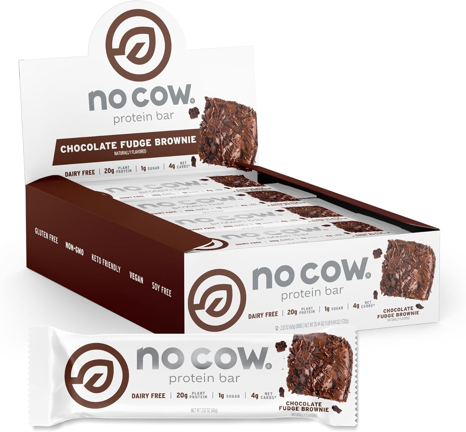 No Cow Protein Bar – Chocolate Fudge